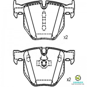 Klocki hamulcowe (OE: 34216763044)